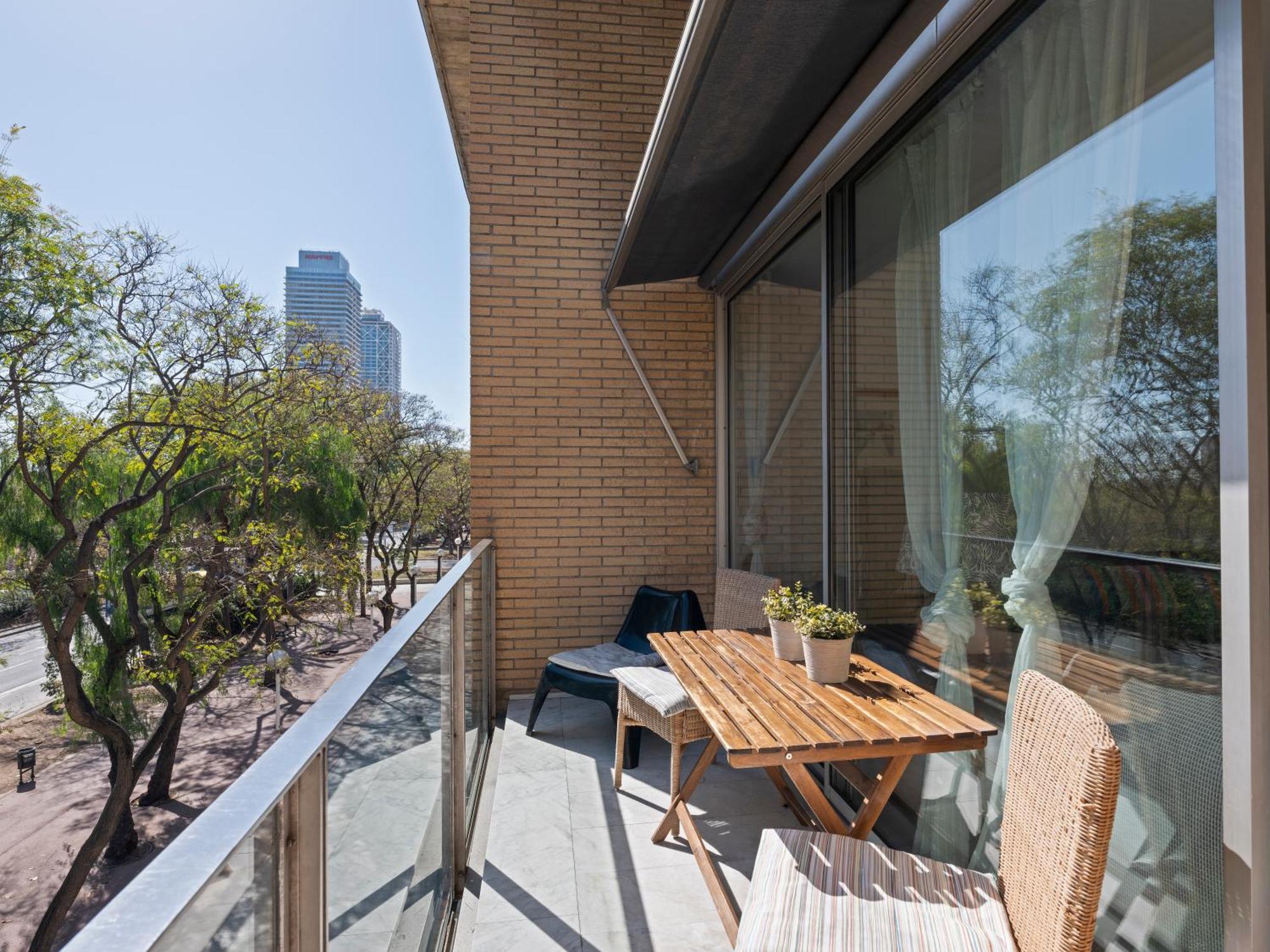 Vila Olimpica Skyline Barcelona Exteriér fotografie